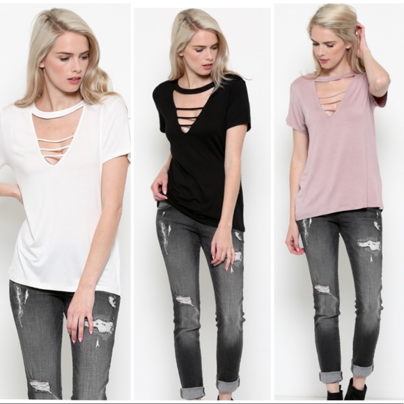 Tops - Front strap relaxed soft - Top